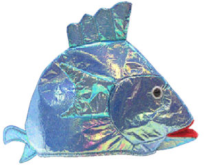 Iridescent Fish Hat