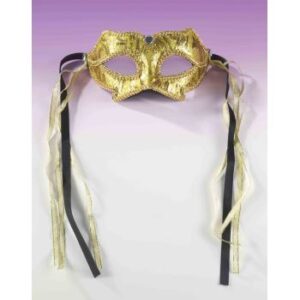 Gold Venetian Mask - Gold