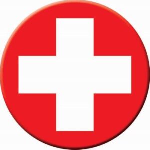 White Cross Applique