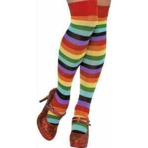 Rainbow Thigh Highs