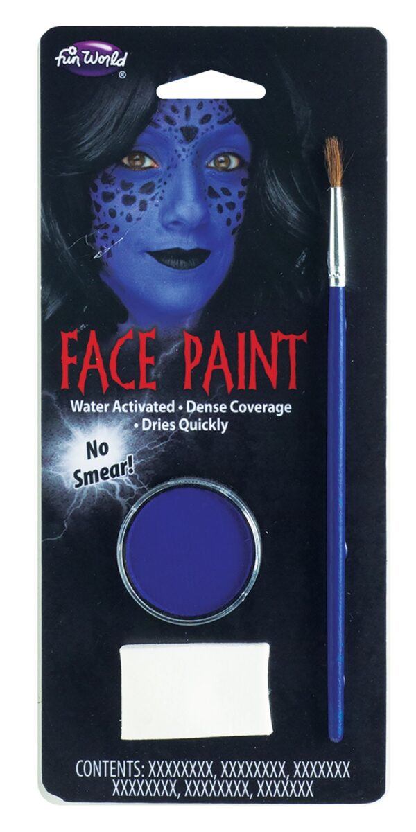 Water Activated Face Paint - Blue