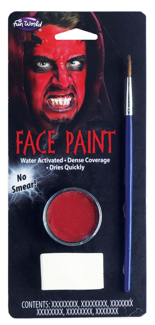 Water Activated Face Paint - Red