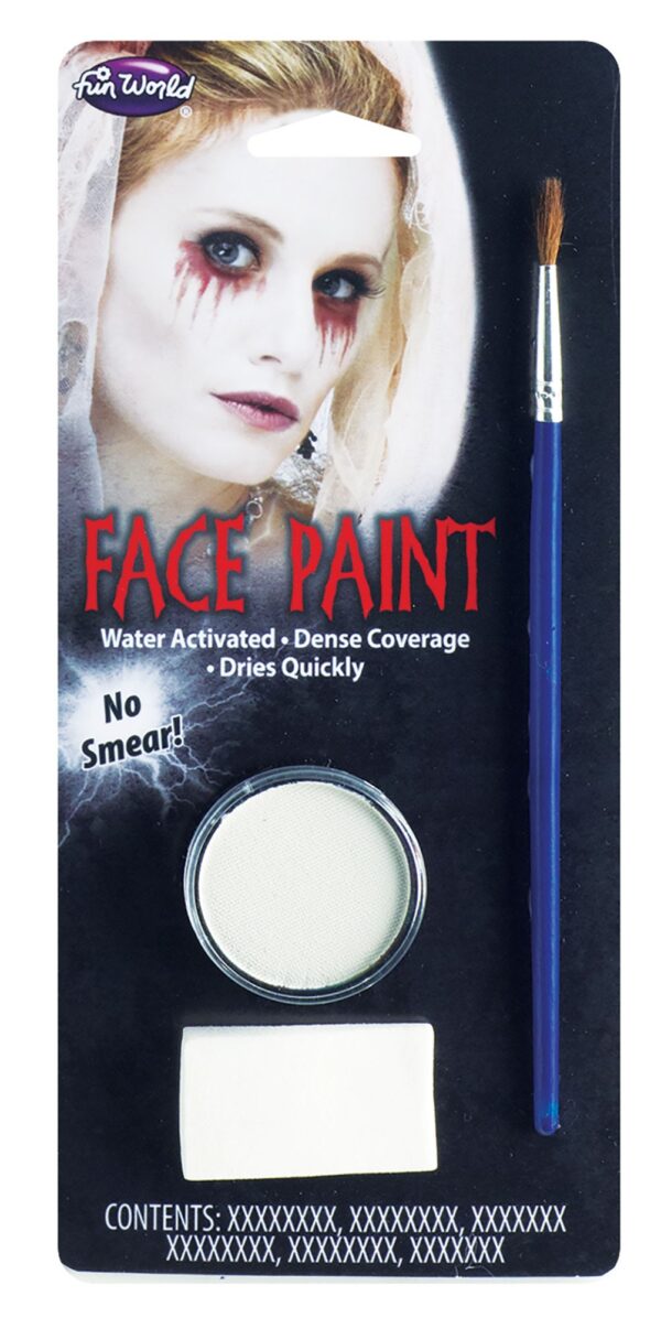 Water Activated Face Paint - White