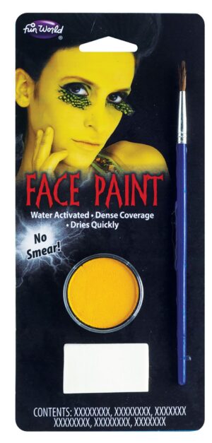 Water Activated Face Paint - Yellow