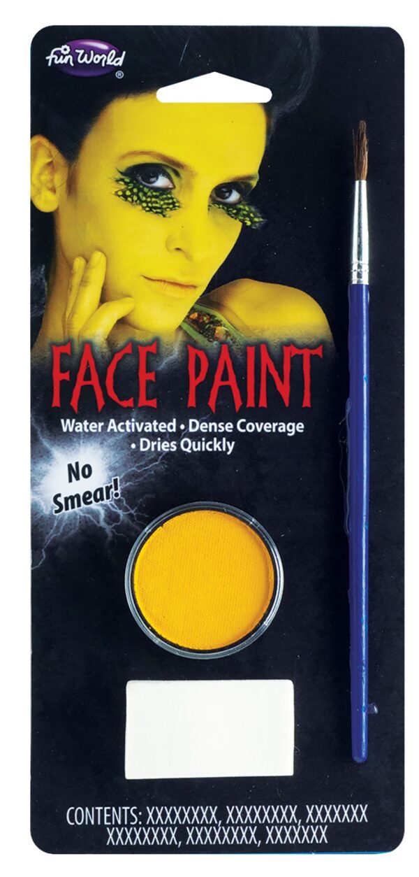 Water Activated Face Paint - Yellow