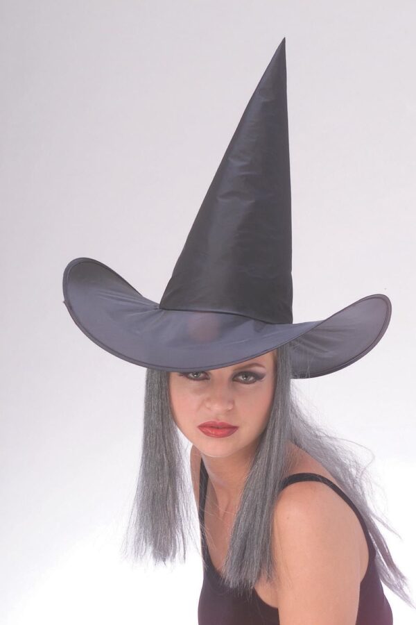 Witch Hat with Hair