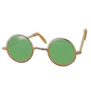 Round Hippie Glasses - Green
