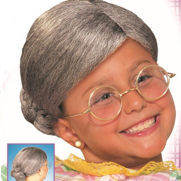 Old Lady Bun Wig ? Child