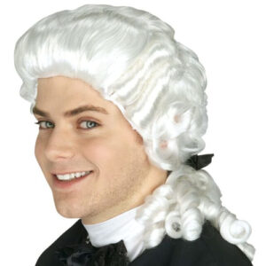 Colonial Man Wig - White