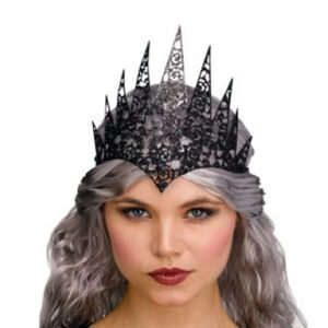 Flexible Glitter Crown - White