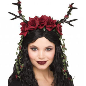 Fawn Fantasy Headpiece - Black / Red
