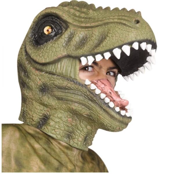 T-Rex Latex Mask - Green