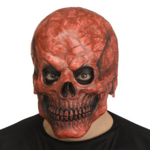 Realistic Skull Mask - Red