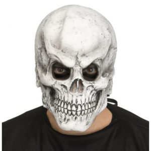 Realistic Skull Mask - White