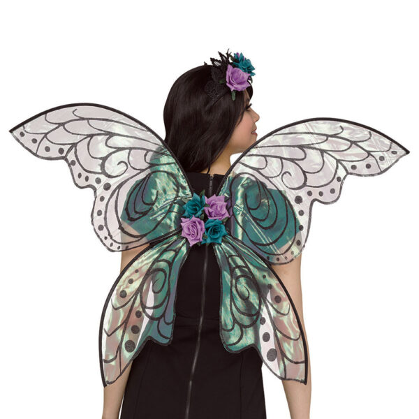 Fantasy Fairy Wings - Black & Purple