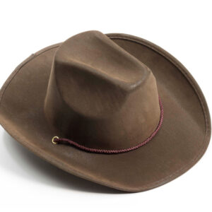 Brown Suede Cowboy Hat