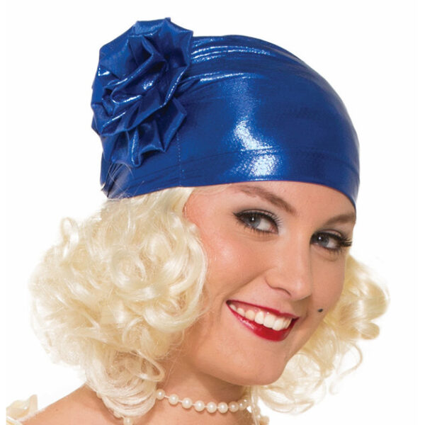 Roaring 20s Cloche Hat - Blue