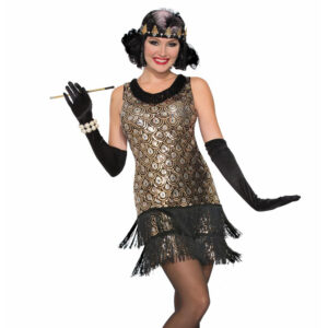 Sequin Roaring 20s Flapper Dress - M/L