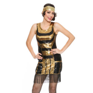 Gatsby Flapper Black & Gold