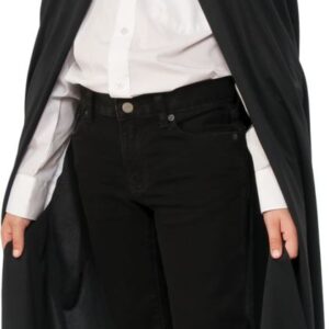 Cape with Collar 36" - Black