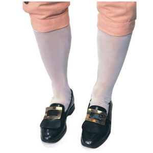 Colonial Knee Socks - White