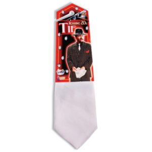 Gangster Tie - White