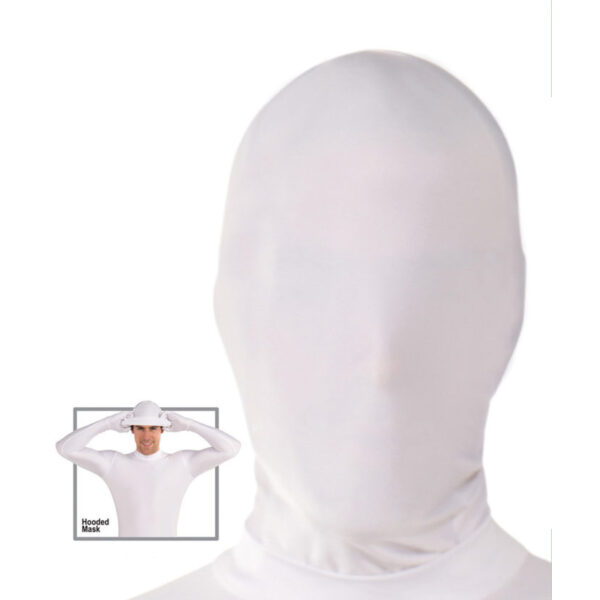Disappearing Man Hood - White