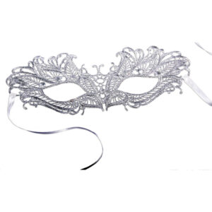 Silver Lace Mask