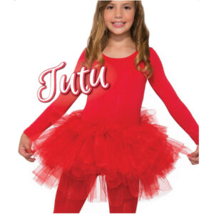 Fluffy Red Tutu - Child