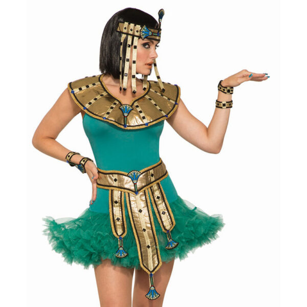 Slip Dress with Crinoline - Teal