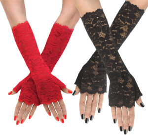 Stretch Lace Long Mitts