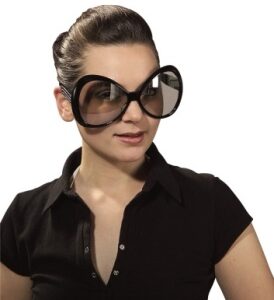 Jumbo Rhinestone Glasses