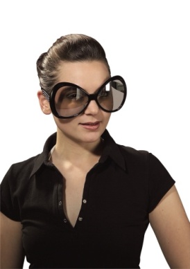 Jumbo Rhinestone Glasses