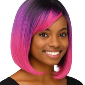 Fantasy Bob Wig - Pink Ombre