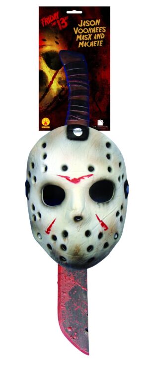 8785 Jason Mask-Machete Jdason Mask & Machete set