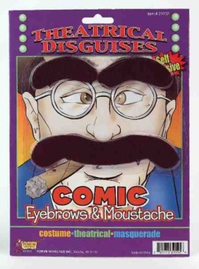 Comic Eyebrows and Mustache