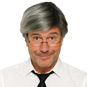 Gepetto wig & mustache