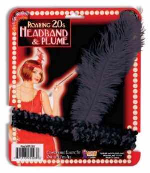 Flapper Headband black