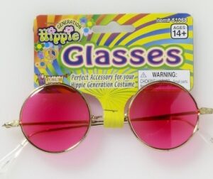 Hippie Glasses - pink lenses