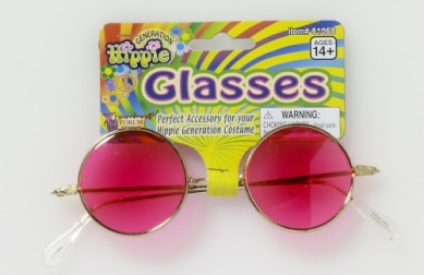 Hippie Glasses - pink lenses