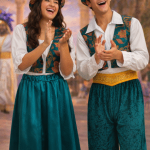 Arabian Prince Attendants & Townspeople - Green