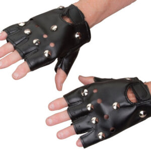 Studded Punk Gloves