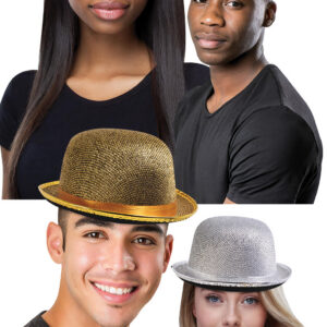 70002 Party Hat Holiday Gold & Silver Hat Assortment