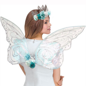Opaline Fairy Wings Silver Blue