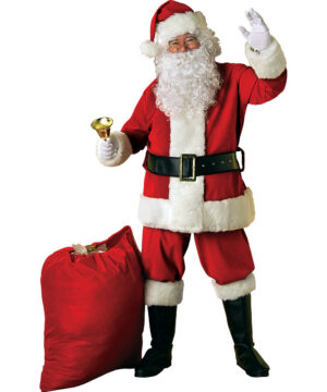 2369 Santa Claus Deluxe Velvet Santa Suit