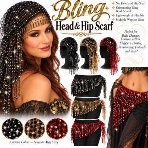 Bling Head & Hip Scarf