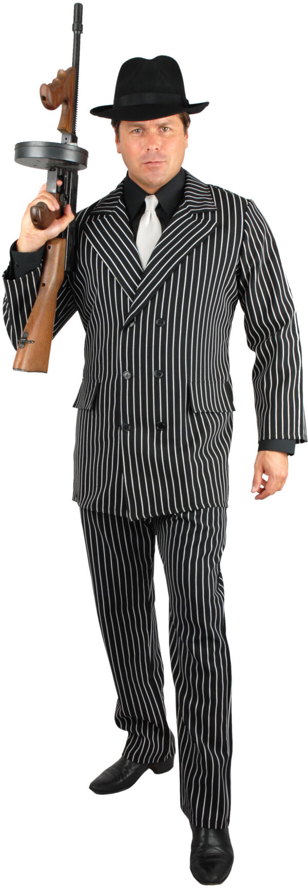 Men's Gangster Black & White