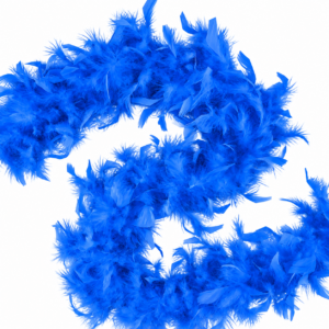 Turkey Feather Boa  55 gram - Dark Blue