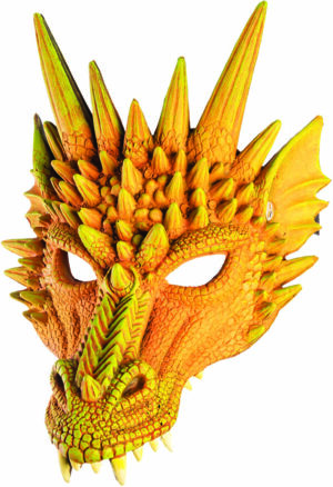 Yellow Dragon Half Mask