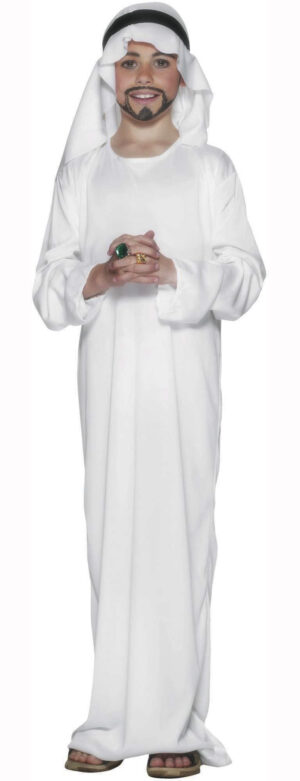 SM21792 Arabian Boy Arabian Costume - White